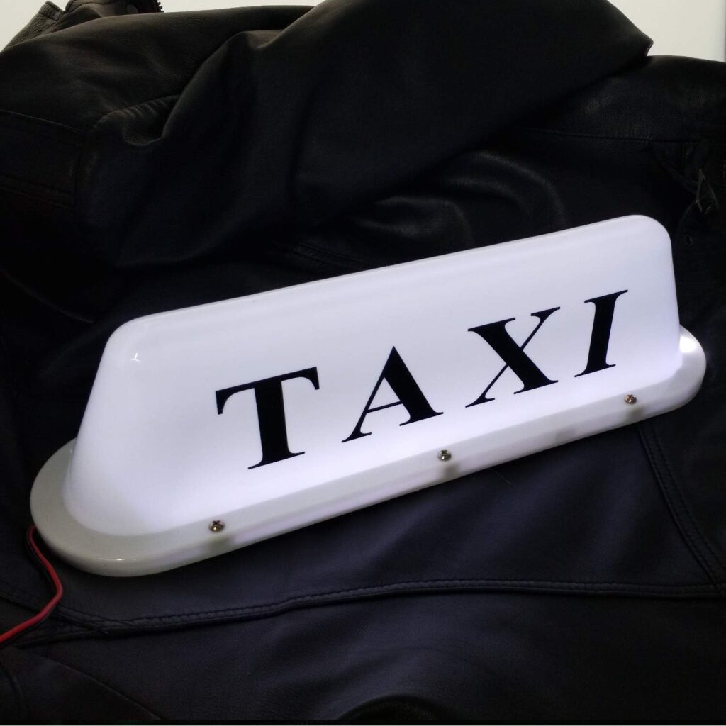 NRCXRC White LED 12V Car Taxi Cab Roof Top Sign Light Lamp Magnetic with 3m Cigarette Lighter Power Cords NRCXRC White LED 12V Car Taxi Cab Roof Top Sign Light Lamp Magnetic with 3m Cigarette Lighter Power Cords