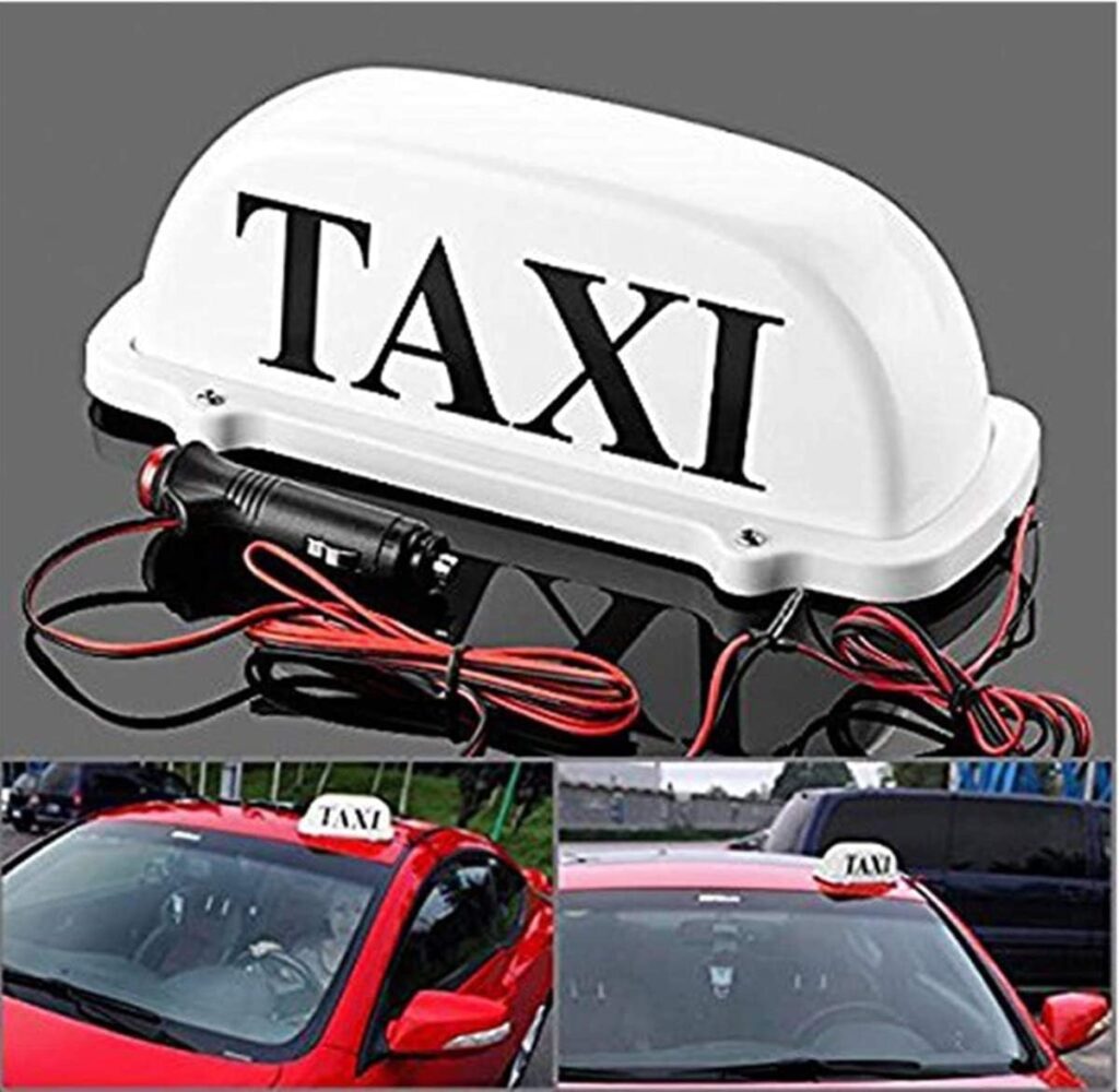 Taxi Sign Cab Lights Magnetic Car Roof Taxi Top Sign Indicator Lights Lamp Topper Car Light 12V Car Top Light Waterproof Cigarette Lighter Power Cords (Yellow, L:350 x 100 x 95mm) Taxi Sign Cab Lights Magnetic Car Roof Taxi Top Sign Indicator Lights Lamp Topper Car Light 12V Car Top Light Waterproof Cigarette Lighter Power Cords (Yellow, L:350 x 100 x 95mm)