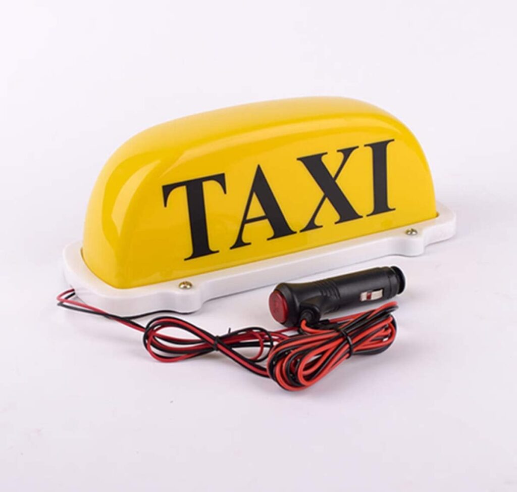 Taxi Sign Cab Lights Magnetic Car Roof Taxi Top Sign Indicator Lights Lamp Topper Car Light 12V Car Top Light Waterproof Cigarette Lighter Power Cords (Yellow, L:350 x 100 x 95mm) Taxi Sign Cab Lights Magnetic Car Roof Taxi Top Sign Indicator Lights Lamp Topper Car Light 12V Car Top Light Waterproof Cigarette Lighter Power Cords (Yellow, L:350 x 100 x 95mm)